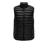 ONLY and SONS ONSGAVIN LIFE LIGHT QUILTED ZIP VEST OTW Sleeveless Jacket black XL