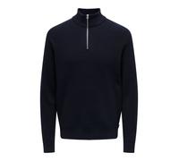 ONLY and SONS ONSPHIL REG 12 STRUC HALF ZIP KNIT NOOS Knitted Jumper navy XL