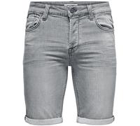 ONLY and SONS ONSPly Life Reg D Blue Slim Fit Shorts grey XXL