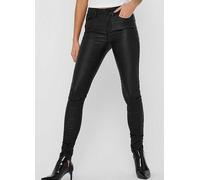 Only 'Anne K' Faux Leather Trousers Black
