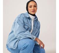 Only Anni Denim Shirt Jacket BLACK 2XL