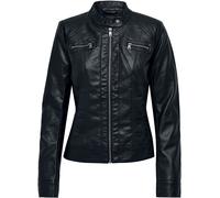 Only Bandit Faux Leather Biker Imitation Leather Jacket black L