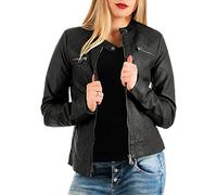 ONLY BANDIT PU BIKER NOOS, Women's Leather, Black (Black C-N10), 8 UK (36 EU)