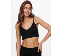 Only Basic Seamless Bralette Black