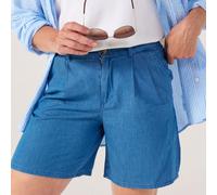 Only Bea High Waisted Denim Shorts MED BLUE DENIM 2XL