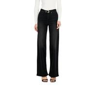Bestseller A/S ONLY Women's Onlmadison Blush Hw Wide DNM Cro099 Noos Jeans, Washed Black, XL / 32L