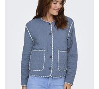 Only Bill Reversible Quilted Jacket VINTAGE INDIGO CHECK EXTRA SMALL