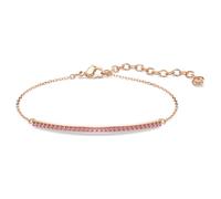 Swarovski Jewellery Swarovski Only Round Cut Pink Crystal Rose Gold Tone Bracelet 0.2 x 4.7cm, 15.5-20cm