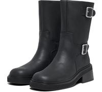 Only BUTTER-2 Polyurethane Womens Black Heeled Mid Calf Boots Pu - Size UK 5