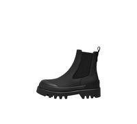 ONLY Buzz-2 Boot Black - Polyurethane lining, Rear pull tab