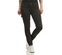 ONLY Cargo Jeans Hose | Stretch Denim Jogger Pants | Slim Mid Waist Karottenhose ONLMISSOURI, Farben:Grün-3, Größe:34W / 32L, Z-Länge:L32