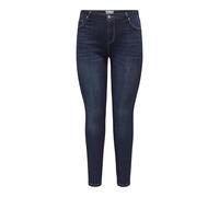 ONLY Carmakoma Carthunder Life P Up Reg Sk DNM Bj367, Dark Denim Blue, 42W x 32L