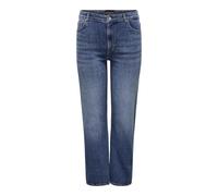 ONLY Carmakoma Carwilly Mid Straight DNM Tai021, Dark Denim Blue, 48W x 32L