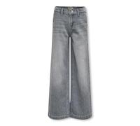 only carmakoma Girl's KOGCOMET Wide Leg DNM MAT624 NOOS Wide Jeans, Medium Grey Denim,