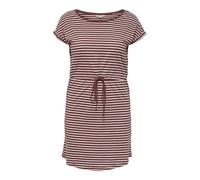 ONLY Carmakoma NOS Women's Carapril Ss Knee Dress Noos, Stripes: Cloud Dancer Apple Butter, S-42/44