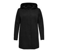 ONLY Carmakoma Women Elegant Winter Coat | Curvy Fit Plus Big Size Jacket | CARSEDONA Basic with Hood, Colours:Black, Size:54