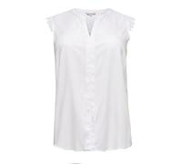 ONLY Carmakoma Womens Carmumi Sl Top Shirt, White, 22 UK