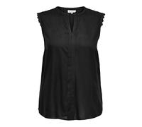 ONLY Carmakoma Women's CARMUMI SL TOP T-Shirt, Black, 20