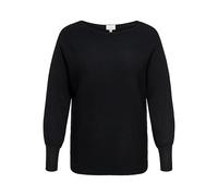 ONLY Carmakoma Women's Carnew Adaline L/S KNT Knitted Jumper, Black, 20/22