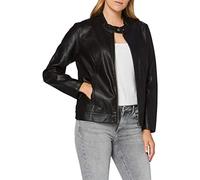 ONLY Carmakoma Women's CARROBBER Faux Leather Jacket NOOS, Black, 24