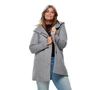 Only Carmakoma Women's CARSEDONA Coat OTW, Light Grey Mix, L