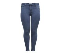 ONLY Carmakoma Women's Carthunder Push Up Reg Mbd Noos Skinny Jeans, Blue (Medium Blue Denim Medium Blue Denim), 18 UK