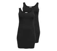 ONLY Carmakoma Women's Cartime Life Long Tank Top 2 Pack JRS Noos (Pack of 2)