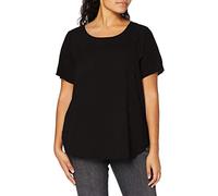 Only Carmakoma Women's Carvica Aop Top Noos T Shirt, Black, 20 UK