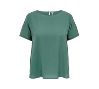 ONLY Carmakoma Women's Carvica SS Top WVN Noos Blouse, Balsam Green, 28