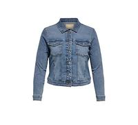 ONLY CARMAKOMA Women's Carwespa LS Jacket Light Blue DNM Noos Jacket, Light blue (light blue denim), 48