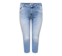 ONLY Carmakoma Women's Carwilly Reg Waist DNM Capri Noos Jeans, Light Medium Blue Denim., 16