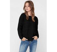 Only 'Caviar' Round Neck Jumper Black