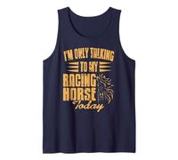 Only Chatting with My Speedy Steed Today Funny Sarcasm Tank Top