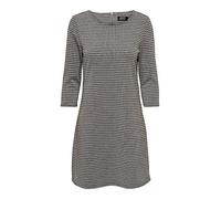 Only Check Jersey Shift Dress Black Print