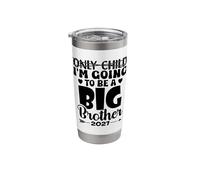 Only Child Expires Going to Be A Big Brother 2027 Stainless Steel Insulated Tumbler