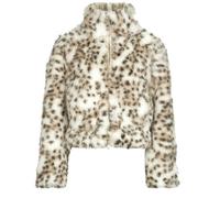 Only Coat ONLJANIS LIFE FAUX FUR LEO in Multicolour EU XS