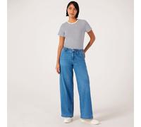 Only Comet Elasticated Waist Wide Leg Jean MEDIUM BLUE DENIM EXTRA SMALL