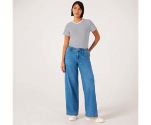 Only Comet Elasticated Waist Wide Leg Jean MEDIUM BLUE DENIM EXTRA SMALL