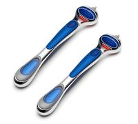 ONLY Compatible with Gillette Fusion 5 Handle,Ergonomic Metal Replacemen Handle Compatible with Gillette Fusion5 Razors for Men,Comfort and and Non-Slip,2Pack.(ONLY THE HANDLE)