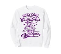 Only Cool Grandmas Ride Motorcycles Funny Quote for Moms Sweatshirt
