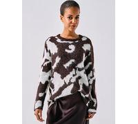 Only Costa Long Sleeve O-neck Knitted Pullover, Black, Size S, Women Black