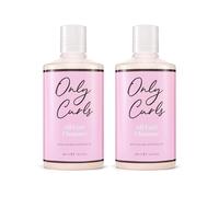 Only Curls All Curl Cleanser Duo, Curly Hair Care Shampoo, Sulphate-free, Gentle Formula, Hydrating, Defined & Frizz-Free Curls, Vegan & Cruelty Free, For All Curly Hair Types, 300ml x2