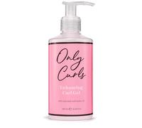 Only Curls Enhancing Curl Gel, 250ml, Curly Hair Product, Curl Enhancer & Frizz-Control, Lightweight Styling Gel, Medium Hold, Soft, Defined, Frizz-Free Curls, Cast-Free, For All Curly Hair Types