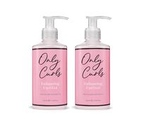Only Curls Enhancing Curl Gel Duo, Curly Hair Product, Curl Enhancer & Frizz-Control, Lightweight Styling Gel, Medium Hold, Soft, Defined, Frizz-Free Curls, Cast-Free, For All Curly Hair, 250ml x2