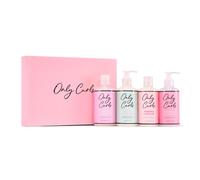 Only Curls Full-Size Bundle, 250ml & 300ml, Curly Hair Product Set, Nourishing Shampoo, Detangling Conditioner, Curl Creme & Enhancing Curl Gel,