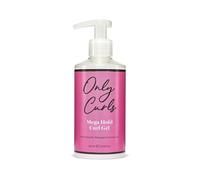 Only Curls Mega Hold Curl Gel, 250ml, Curly Hair Product, Curl Definer & Frizz-Control, Long Lasting Styling Gel, Strong Hold, Defined, Frizz-Free