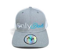 Only Dads Funny One Size Fits All Gift Men's Gift Hat Birthday, Gray White, One size