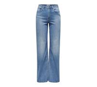 ONLY Womens Onljuicy-wauw Hw DNM Gua113 Noos Wide Leg Jeans, Medium Blue (Medium Blue Denim), L / 32L UK