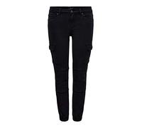 Only Missouri Regular Ankle Life Cargo Pants Black 38 / 34 Woman
