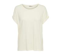 ONLY Women's ONLMOSTER S/S O-Neck TOP NOOS JRS T-Shirt, Antique White, Large